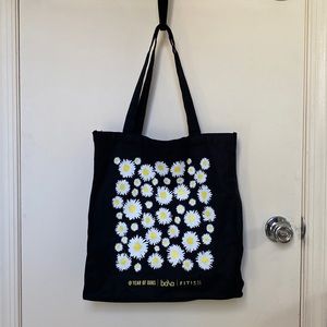 NWOT Year of Ours X Bala X Fitish Daisy Canvas Tote